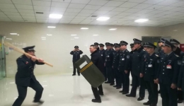 内江市中医医院举行反恐防暴演练